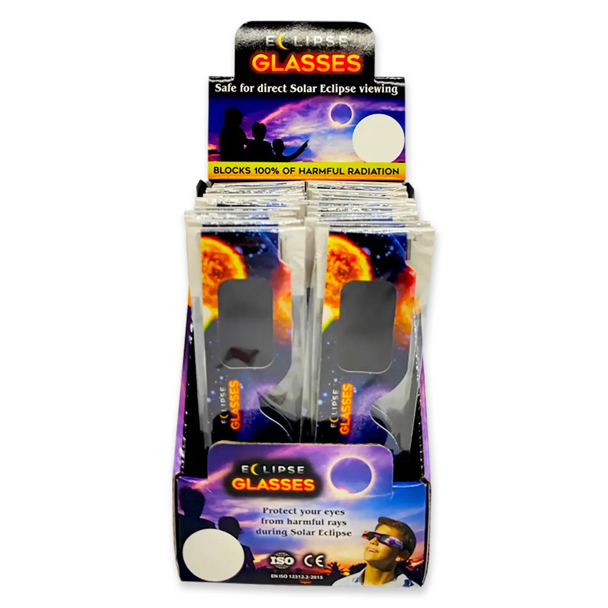 Eclipse Glasses 24 Pieces Per Retail Ready Display 24204 NOVELTY INC