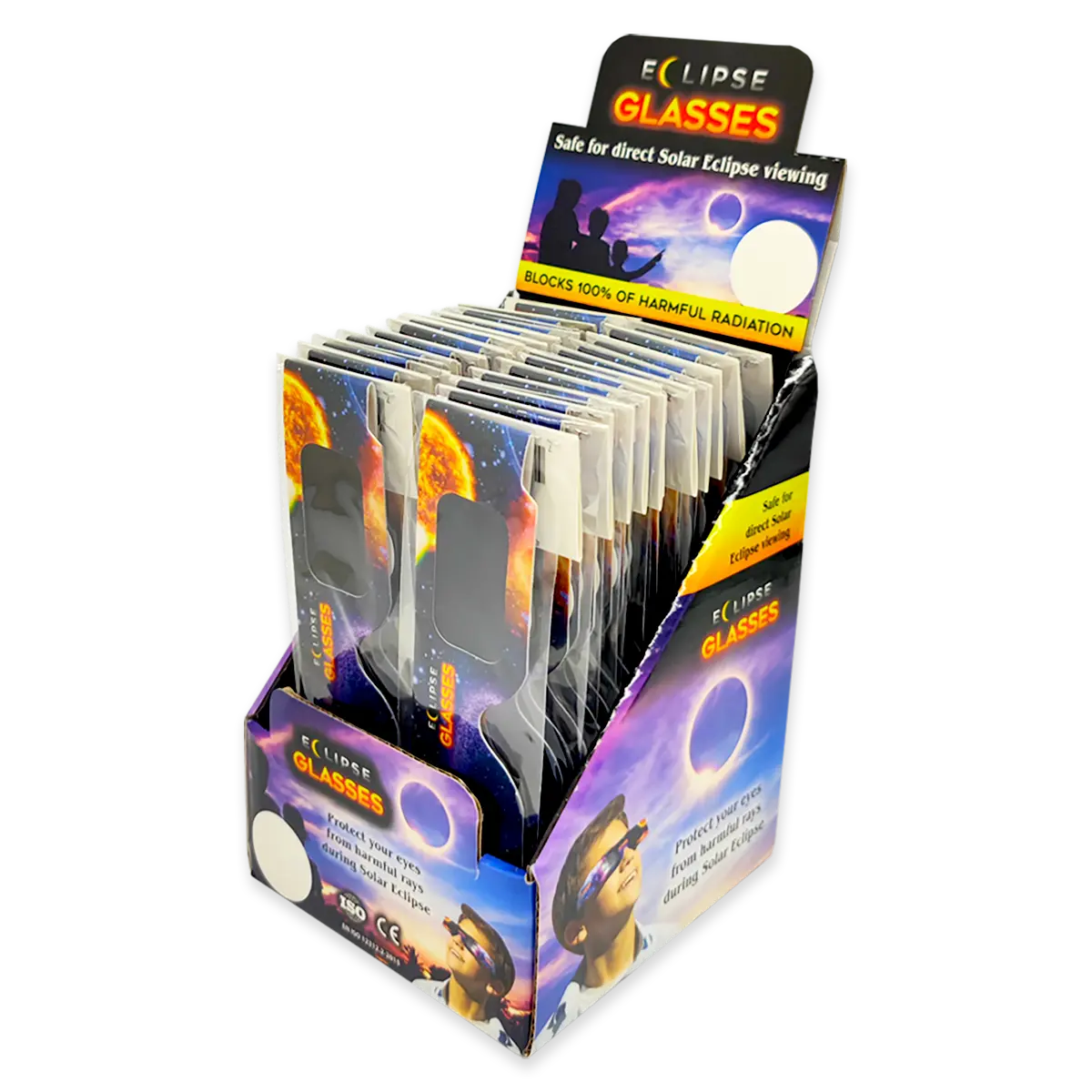 Eclipse Glasses 24 Pieces Per Retail Ready Display 24204 NOVELTY INC
