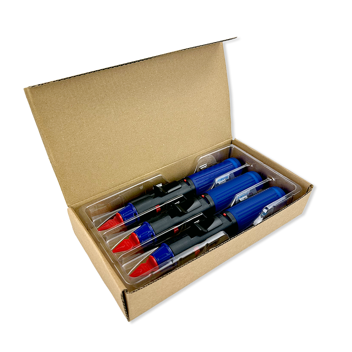 Torch Stick Lighter with Bottle Opener - 3 Pieces Per Pack 2825 TORCH BLUE