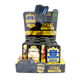 Zodiac Foil Dual Turbo Torch Lighter- 12 Pieces Per Retail Ready Display 25921