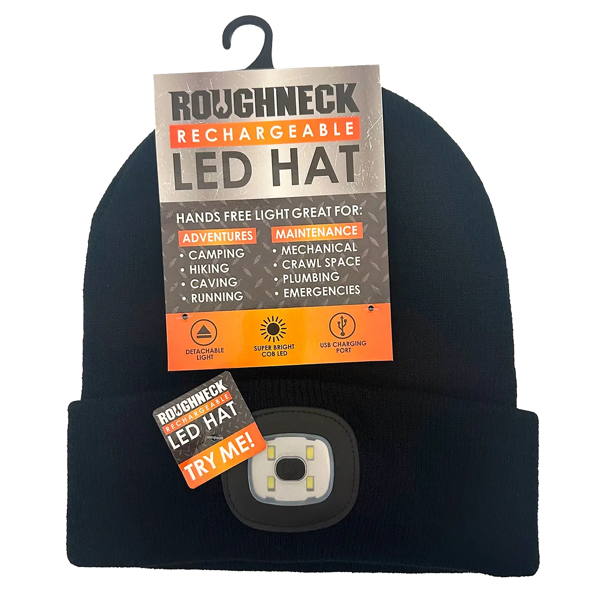 LED Light Knit Hat 1 Piece Per Pack 41595 ROUGHNECK