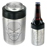 Metal Insulated 12 oz Can and Bottle Cooler - 6 Pieces Per Retail Ready Display 22268