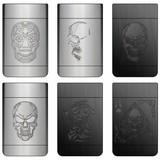 Metal Insulated 12 oz Can and Bottle Cooler - 6 Pieces Per Retail Ready Display 22268