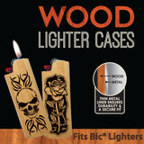 Wood Lighter Case - 12 Pieces Per Retail Ready Display 41349
