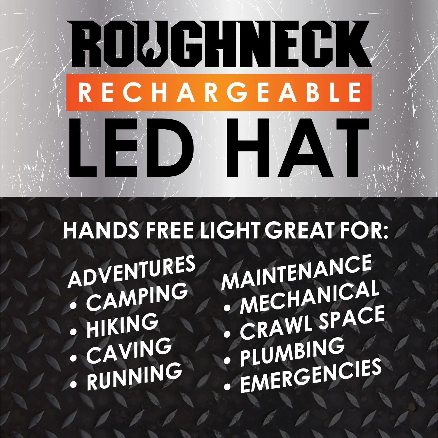 Roughneck LED Light Hat 6 Pieces Per Retail Ready Display 23274Bb ROUGHNECK