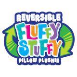 Reversible Fluffy Stuffy Plush with Merchandising Strip - 6 Pieces Per Pack 23578