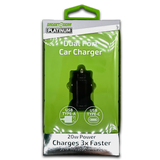 Car Charger Dual Port USB / USB-C 20 Watts - 6 Pieces Per Retail Ready Display 23760