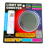 Mood Light LED Light-Up Coaster - 6 Pieces Per Retail Ready Display 23801