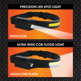 Headlamp Flashlight with Motion Sensor - 6 Pieces Per Retail Ready Display 23977
