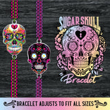 Sugar Skull Bracelet- 12 Pieces Per Retail Ready Display 23986