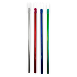 Stainless Steel Metal Straw with Rubber Tip- 50 Pieces Per Retail Ready Display 24353