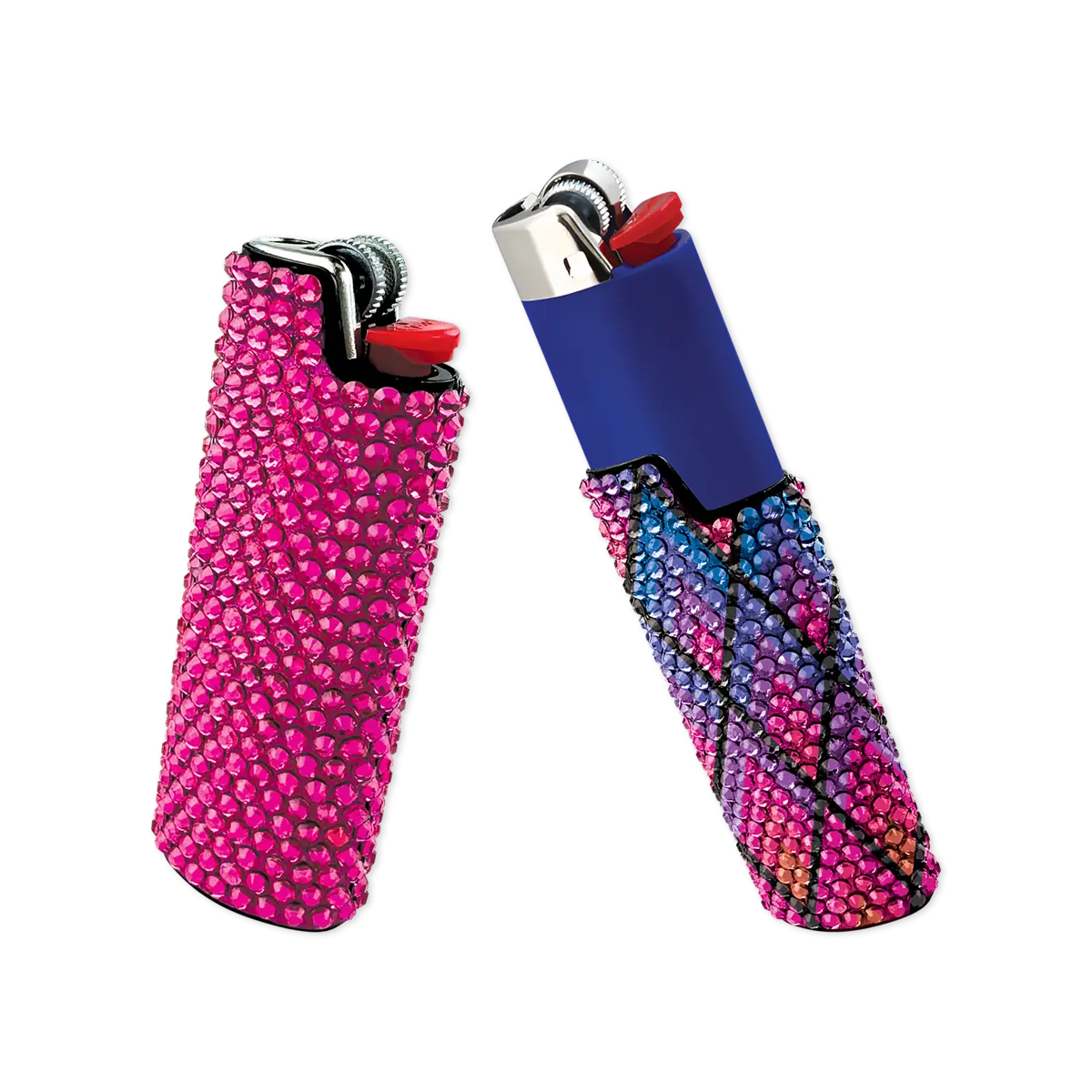 Rhinestone Lighter Case - 10 Pieces Per Retail Ready Display 41761 SMOKEZILLA