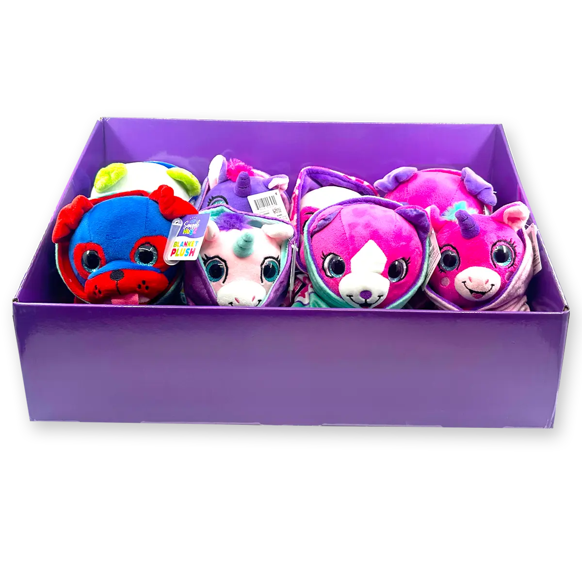 Blanket and Plush Kids Assortment Floor Display - 32 Pieces Per Retail Ready Display 88509 KIPP BROTHERS