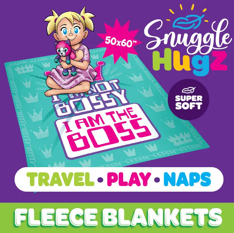 Kids Printed Blankets - 6 Pieces Per Retail Ready Display 24397 KIPP BROTHERS