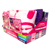 Blanket and Plush Kids Assortment Floor Display - 32 Pieces Per Retail Ready Display 88509 KIPP BROTHERS
