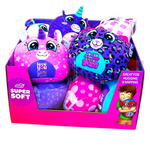 Kids Fluffy Stuffy Pillow Plush 12 Pieces Per Retail Ready Display 24406 KIPP BROTHERS