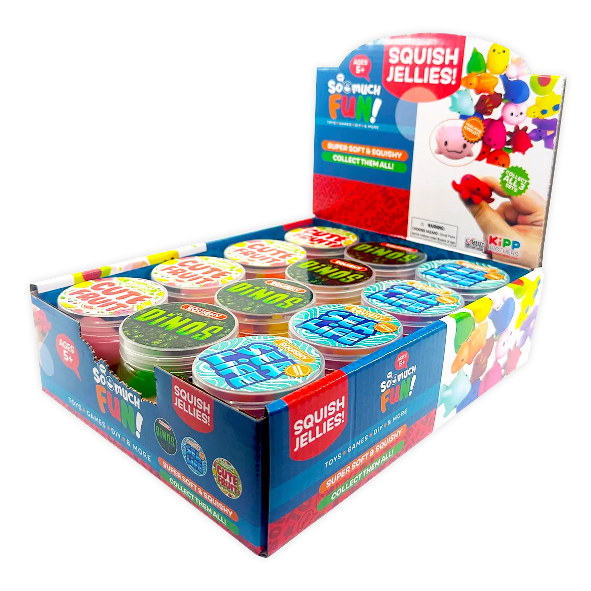 So Much Fun! Curated Floor Display - 150 Items Per Retail Ready Display 88543 NOVELTY INC
