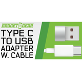 Charging Cable USB-C to USB-C with USB Adapter 3FT 3 Amp - 6 Pieces Per Retail Ready Display 24835
