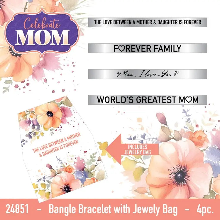 Mother's Day Celebrate Mom Assortment Floor Display - 72 Pieces Per Retail Ready Floor Display 88525 KIPP BROTHERS