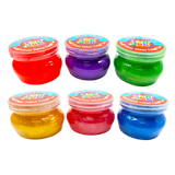 Fun Doh Glitter Slime - 6 Pieces Per Retail Ready Display 25034