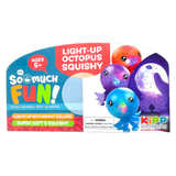Squish & Squeeze Light Up Octopus Toy - 12 Pieces Per Retail Ready Display 25035
