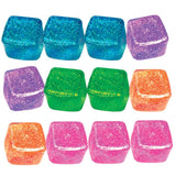 Fun Doh Squish and Squeeze Slow Release Squishy Fun Cube Ball Toy - 12 Pieces Per Retail Ready Display 25082