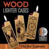 Wood Lighter Case - 12 Pieces Per Retail Ready Display 25137