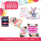 Mother's Day Celebrate Mom Assortment Floor Display - 65 Pieces Per Retail Ready Floor Display 88579