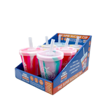 Silicone 8oz Kids Toddler Kiddo Super Cups - 6 Pieces Per Retail Ready Display 25604 ROUGHNECK