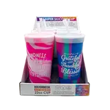 Silicone 22oz Super Cups - 6 Pieces Per Retail Ready Display 25980 ROUGHNECK