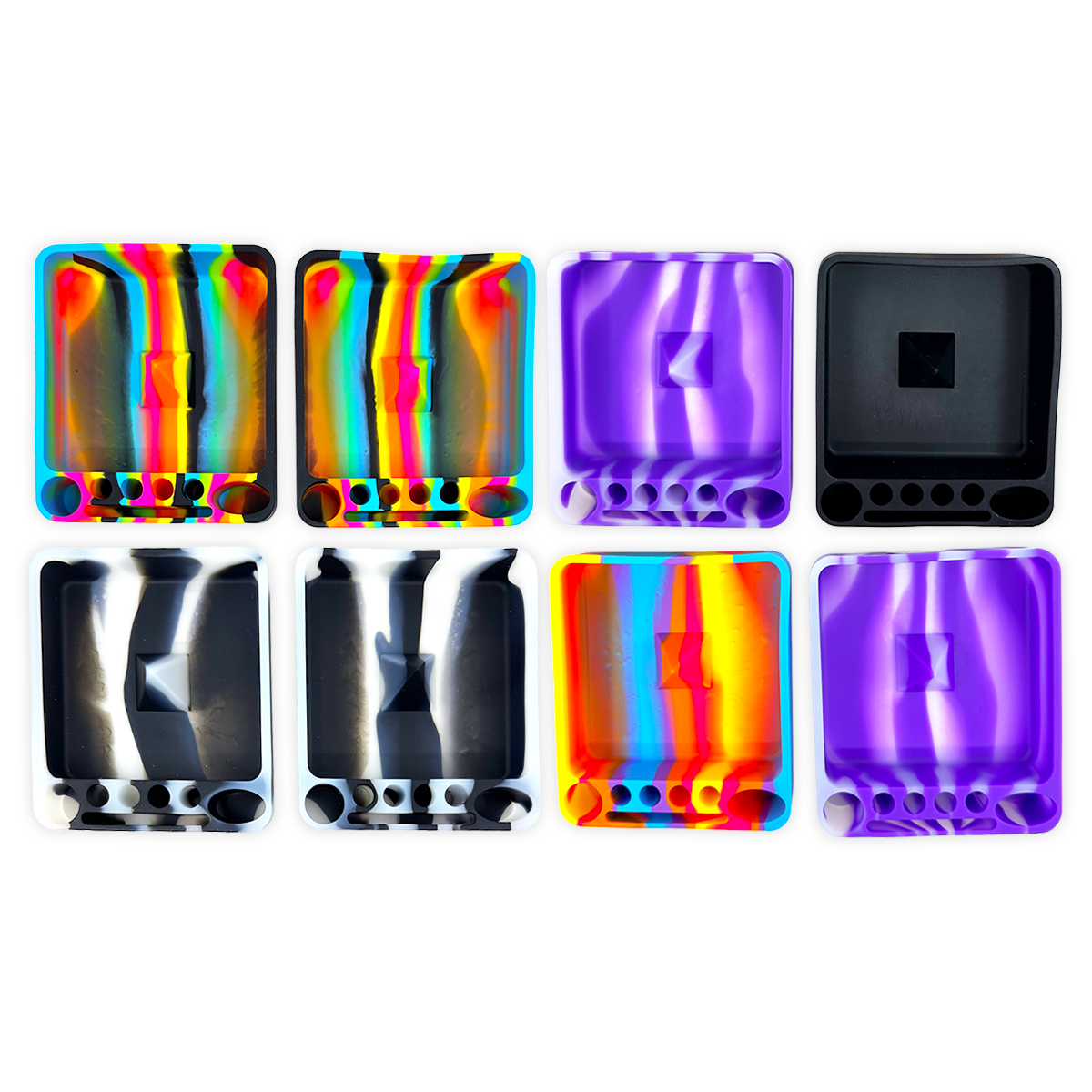 Silicone Ashtray with Assorted Colors - 8 Per Retail Ready Display 25918 SMOKEZILLA