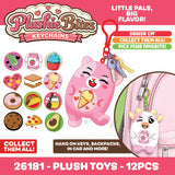 Plushie Bites Keychain - 12 Pieces Per Retail Ready Display 26181