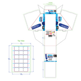 18ML Butane Refill 3 pack - 18 Pieces Per Retail Ready Display 26227
