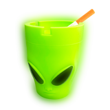 Silicone Glow in the Dark Butt Bucket Ashtray - 6 Pieces Per Retail Ready Display 26335