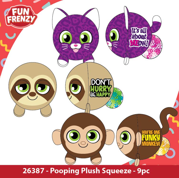 Fun Frenzy Toy Assortment Floor Display - 130 Pieces Per Retail Ready Display Kit 88625 NOVELTY INC