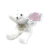 Angel Bear Plush Keychain - 6 Pieces Per Retail Ready Display 26445