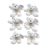 Angel Bear Plush Keychain - 6 Pieces Per Retail Ready Display 26445