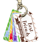 Coupon Keychain Collector Cards - 12 Pieces Per Retail Ready Display 26466