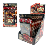 Cartas y dados de truco - 6 piezas por expositor listo para la venta al por menor 26487