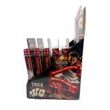 Cartas y dados de truco - 6 piezas por expositor listo para la venta al por menor 26487