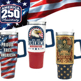 Patriotic USA 250 40oz Printed Cup - 6 Pieces Per Retail Ready Display 26541