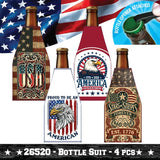 Patriotic USA 250 Floor Display - 78 Pieces Per Retail Ready Display Kit 88626