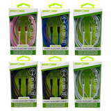 Braided Nylon Audio Auxiliary Cable 7FT - 6 Pieces Per Retail Ready Display 26552