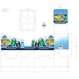 Neoprene Can and Bottle Cooler Assortment - 12 Pieces Per Retail Ready Display 26564