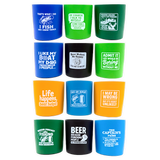 Neoprene Can and Bottle Cooler Assortment - 12 Pieces Per Retail Ready Display 26565