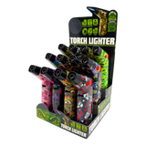 Zinc Printed Torch Lighter - 12 Pieces Per Retail Ready Display 26624