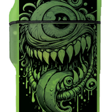 Glow in The Dark Flip Top Lighter - 15 Pieces Per Retail Ready Display 26625