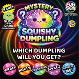 Fun Doh Squishy Mystery Dumpling Toy - 12 Pieces Per Retail Ready Display 26628
