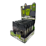 Glow in The Dark Cig Pack Lighter B - 12 Pieces Per Retail Ready Display 26650