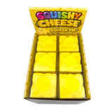 Slow Rise Cheese Squishy - 12 Pieces Per Retail Ready Display 26733